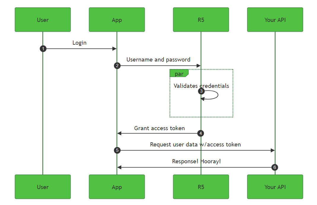 auth with ropc flow