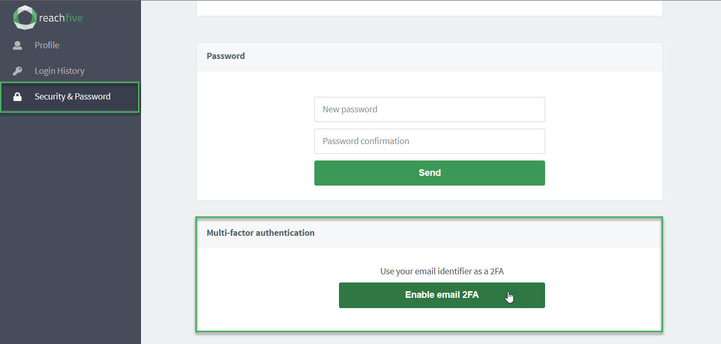 myAccount securityPassword MFA