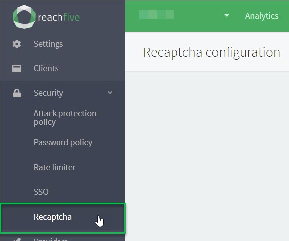 recaptcha nav