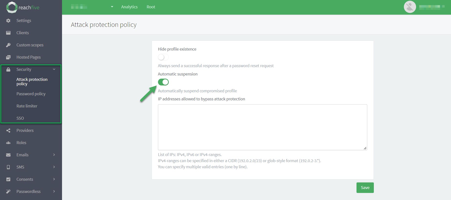 ifp auto suspend