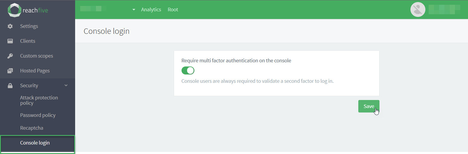 mfa console login