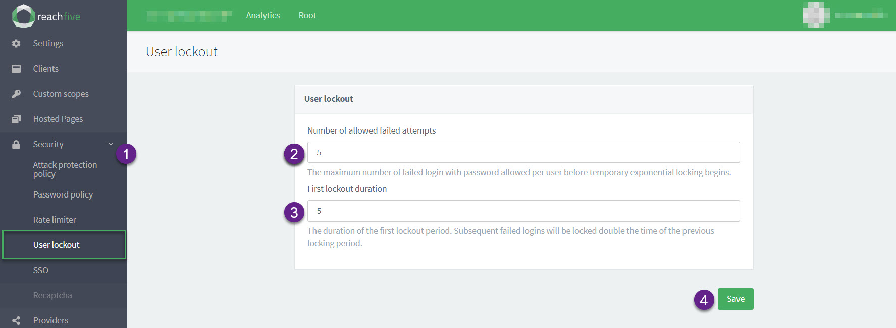 user lockout console