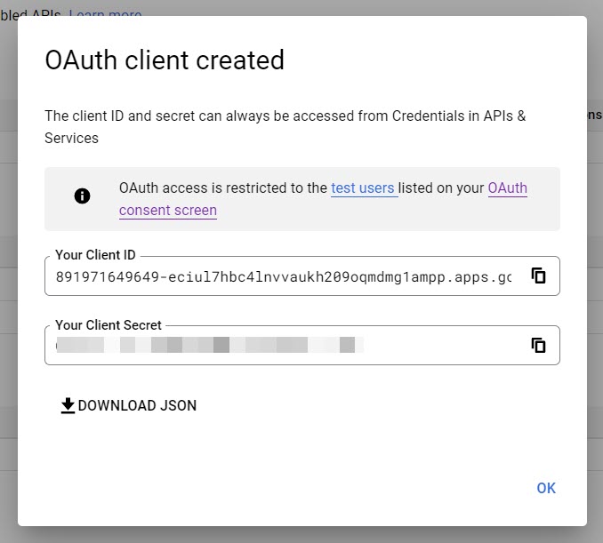 client id secret